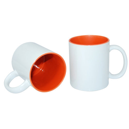 HPN SubliCraft Mug ECO 330 ml with orange interior Sublimation Thermal Transfer