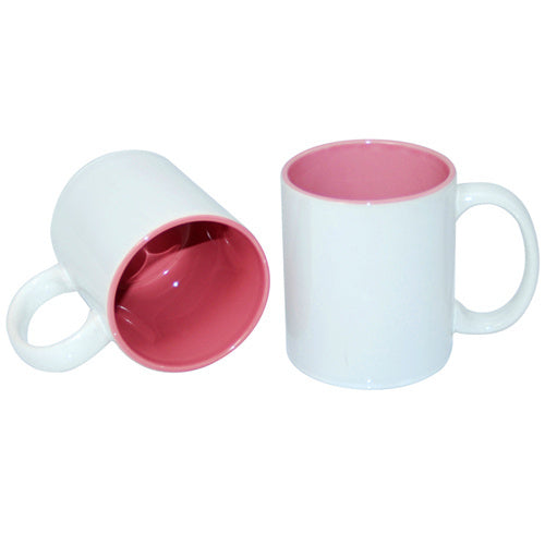 HPN SubliCraft Mug ECO 330 ml with pink interior Sublimation Thermal Transfer