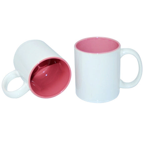 HPN SubliCraft Mug ECO 330 ml with pink interior Sublimation Thermal Transfer