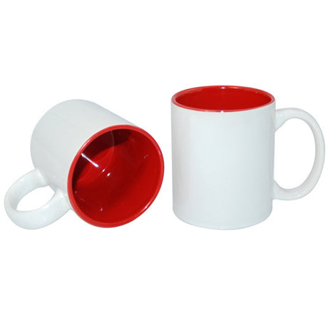 HPN SubliCraft Mug ECO 330 ml with red interior Sublimation Thermal Transfer