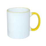 HPN SubliCraft Mug ECO 330 ml with yellow handle Sublimation Thermal Transfer