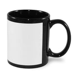 HPN SubliCraft Patch mug 330 ml black Sublimation Thermal Transfer