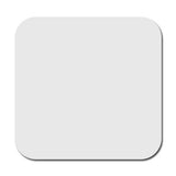 HPN SubliCraft Square cardboard and cork coaster 10 x 10 cm Sublimation Thermal Transfer