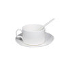 HPN SubliCraft White cup with saucer and teaspoon A+ Sublimation Thermal Transfer