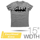 Siser EASYWEED EXTRA Heat Transfer Vinyl 15" - By the Yard