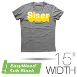 Siser EASYWEED SUB BLOCK Heat Transfer Vinyl 15" - By the Yard