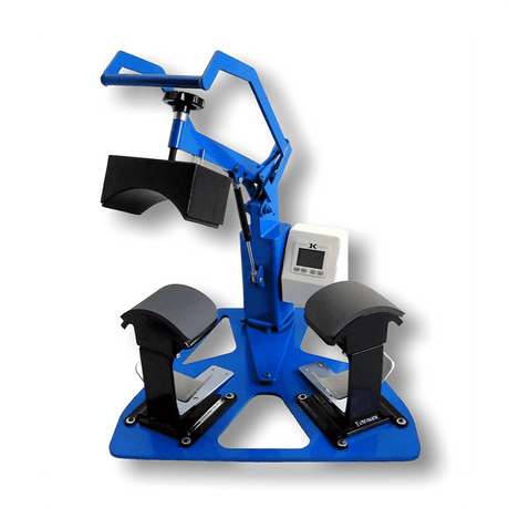Refurbished Geo Knight DK7T Digital Knight Twin Cap Press - HeatPressNation