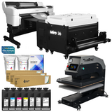 Epson SureColor G6070 35" DTF Printer Shaker, Ink, Pneumatic Press Bundle