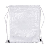 HPN SubliCraft 36 x 45 cm back sack with sequins for sublimation printing - white