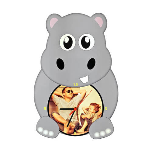 HPN SubliCraft Standing MDF clock for sublimation - Hippo
