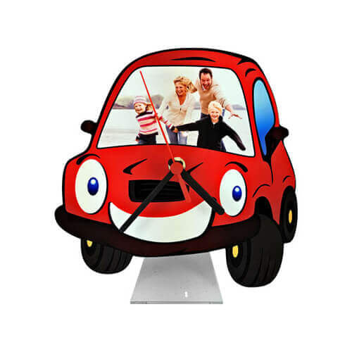 HPN SubliCraft Standing MDF clock for sublimation - Car