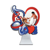 HPN SubliCraft Standing MDF clock for sublimation - Music