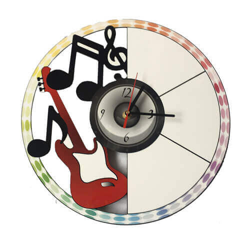HPN SubliCraft Wall MDF clock for sublimation - Note