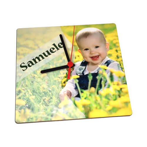 HPN SubliCraft Wall MDF clock 19 x 19 cm for sublimation