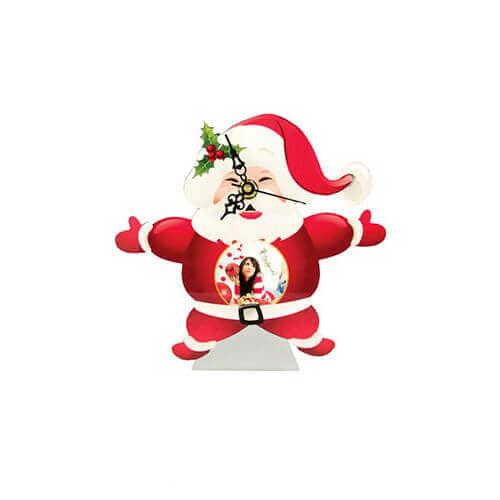 HPN SubliCraft Standing MDF clock for sublimation - Santa Claus