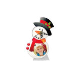 HPN SubliCraft Standing MDF clock for sublimation - Snowman