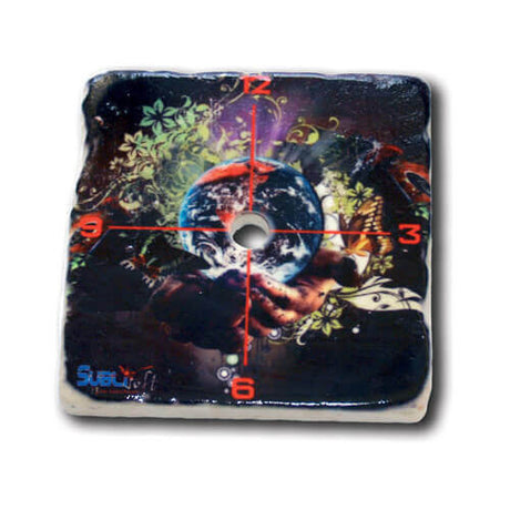 HPN SubliCraft Marble clock 10 x 10 cm for sublimation