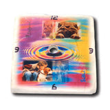 HPN SubliCraft Marble clock 15 x 15 cm for sublimation