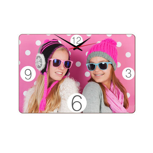 HPN SubliCraft Wall MDF clock horizontal 40 x 28 cm for sublimation