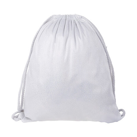 HPN SubliCraft Glitter back bag 33 x 42 cm for sublimation - White
