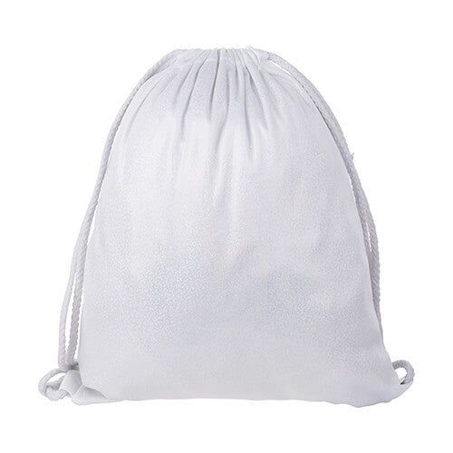 HPN SubliCraft Glitter back bag 33 x 42 cm for sublimation - White