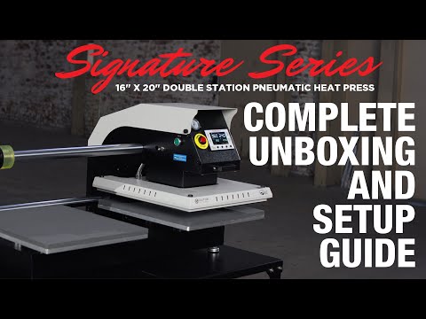 HPN Signature Series 16" x 20" Double Station Pneumatic Heat Press