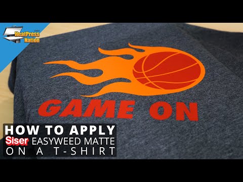 Siser EASYWEED MATTE Heat Transfer Vinyl 5 Yards - 10" Silhouette Craft Cutting Width