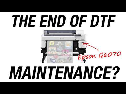 Epson SureColor G6070 35" DTF Printer Shaker, Ink, Double Pneumatic Bundle