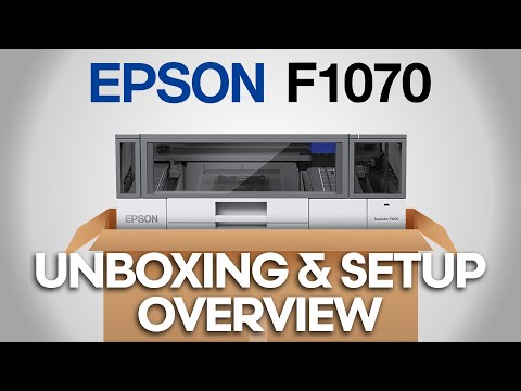Epson SureColor F1070 DTG/DTF Hybrid Printer Platen Bundle