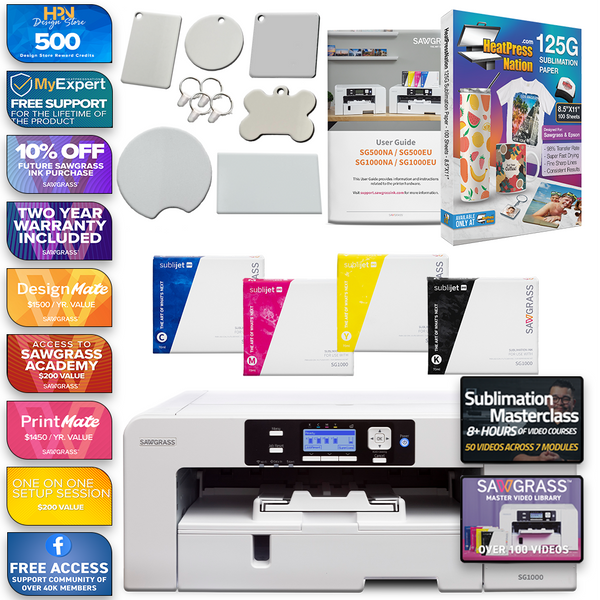 Sawgrass Virtuoso SG1000 Complete Sublijet Sublimation Printer Kit