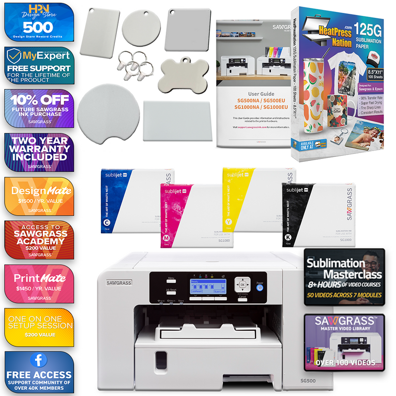 Sawgrass Virtuoso SG500 Complete Sublijet Sublimation Printer Kit