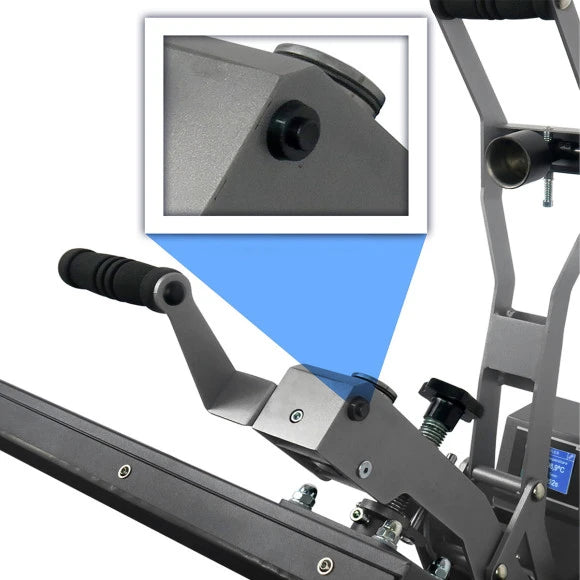 SCHULZE Clam Press Slide Manual Self-Opening Heat Press