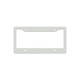 HPN SubliCraft Sublimation Aluminium License Plate Frame - Gloss White - HeatPressNation