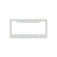 HPN SubliCraft Sublimation Aluminium License Plate Frame - Gloss White