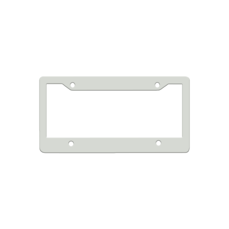 HPN SubliCraft Sublimation Aluminium License Plate Frame - Gloss White