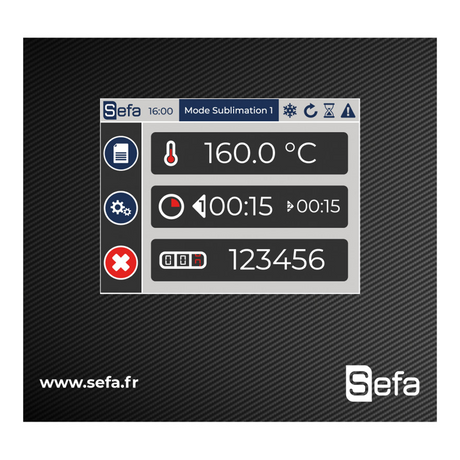 Sefa e-Rotex Pro 40cm x 50cm Heat Press