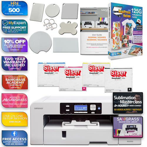 Sawgrass Virtuoso SG1000 Complete Siser EasySubli Printer Kit