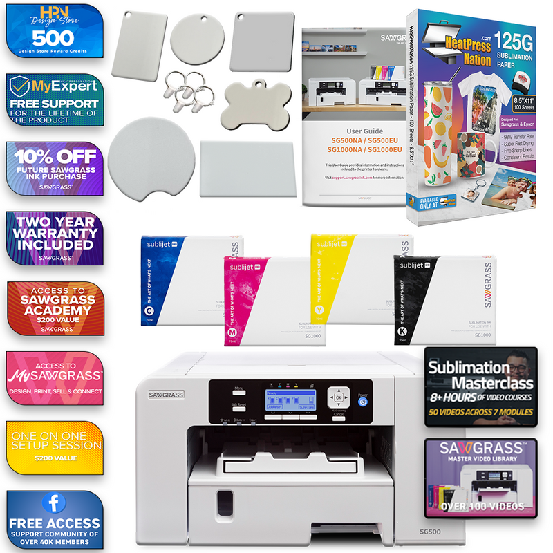 Sawgrass Virtuoso SG500 Complete Sublijet Sublimation Printer Kit