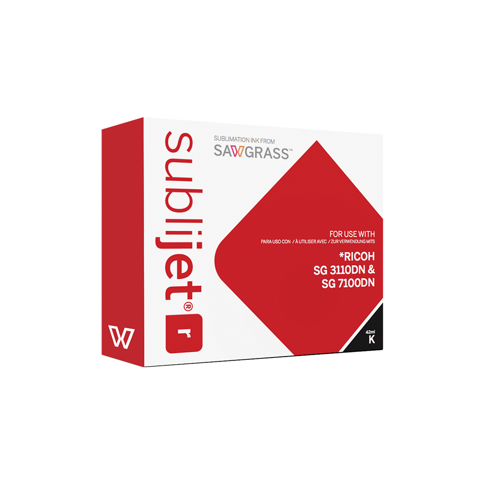 Sawgrass SubliJet-R Ricoh 3110/7100 Sublimation Ink Cartridges - Black