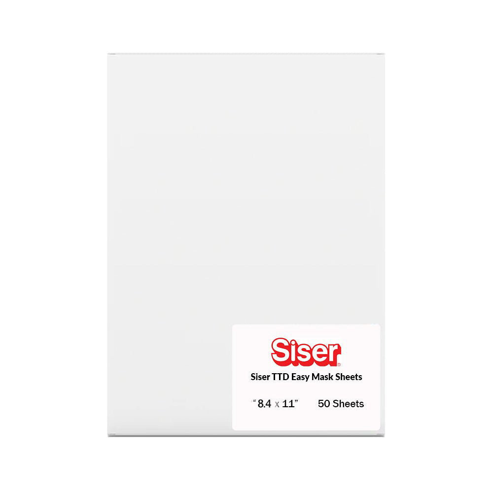 Siser TTD Easy Mask - 8.4" x 11" : 50 Sheets
