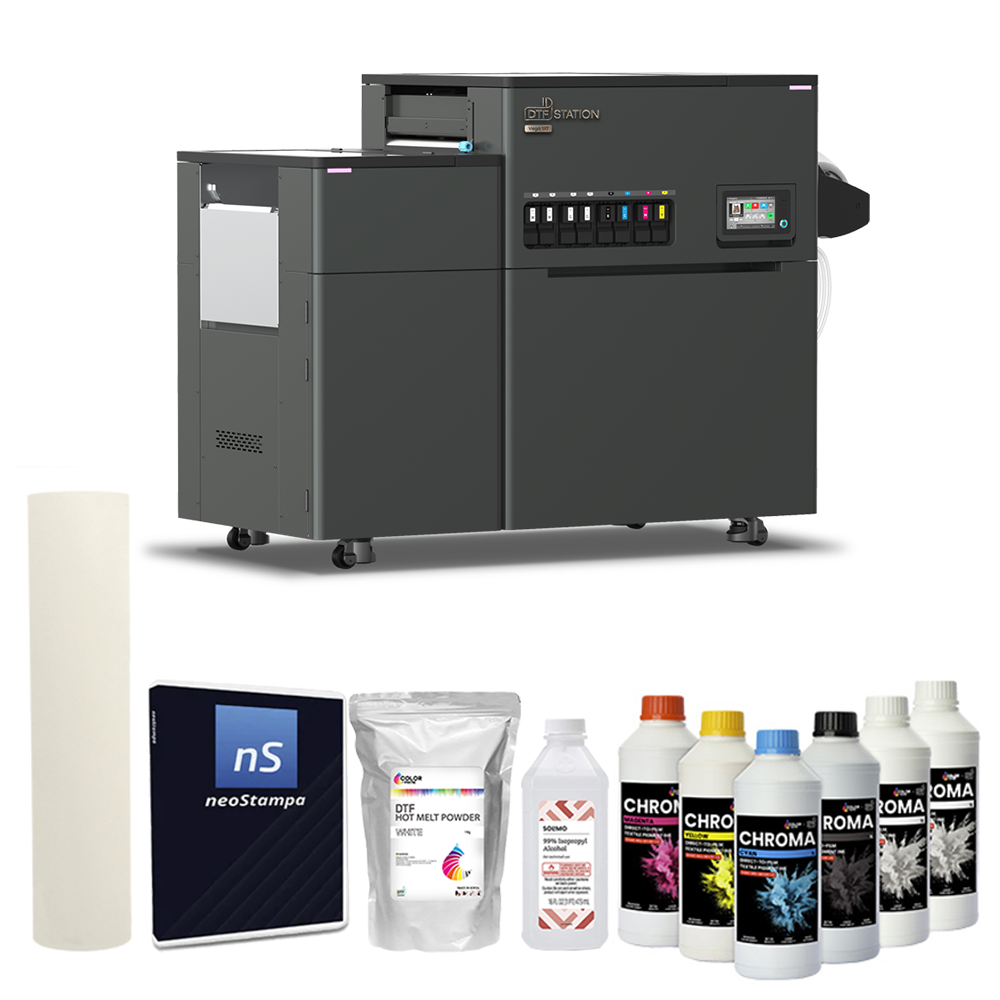 DTF Station Vega S17 17" DTF Printer Production System with Supplies