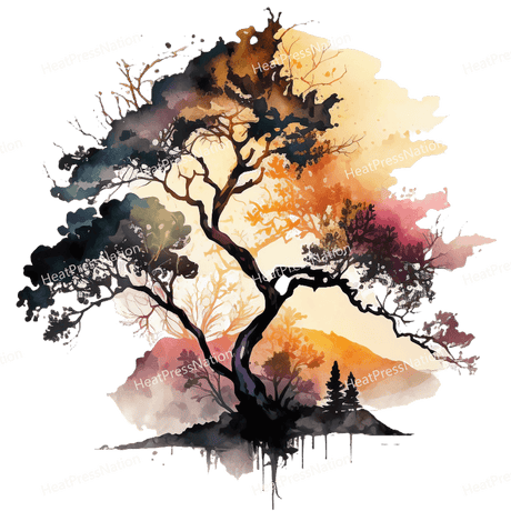 Mountain Tree Design - HeatPressNation