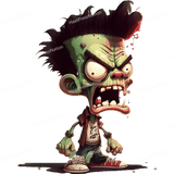 Angry Zombie Design - HeatPressNation