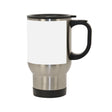 HPN SubliCraft 14 oz. Sublimation Stainless Steel Travel Mug with White Patch - 24 per Case - HeatPressNation