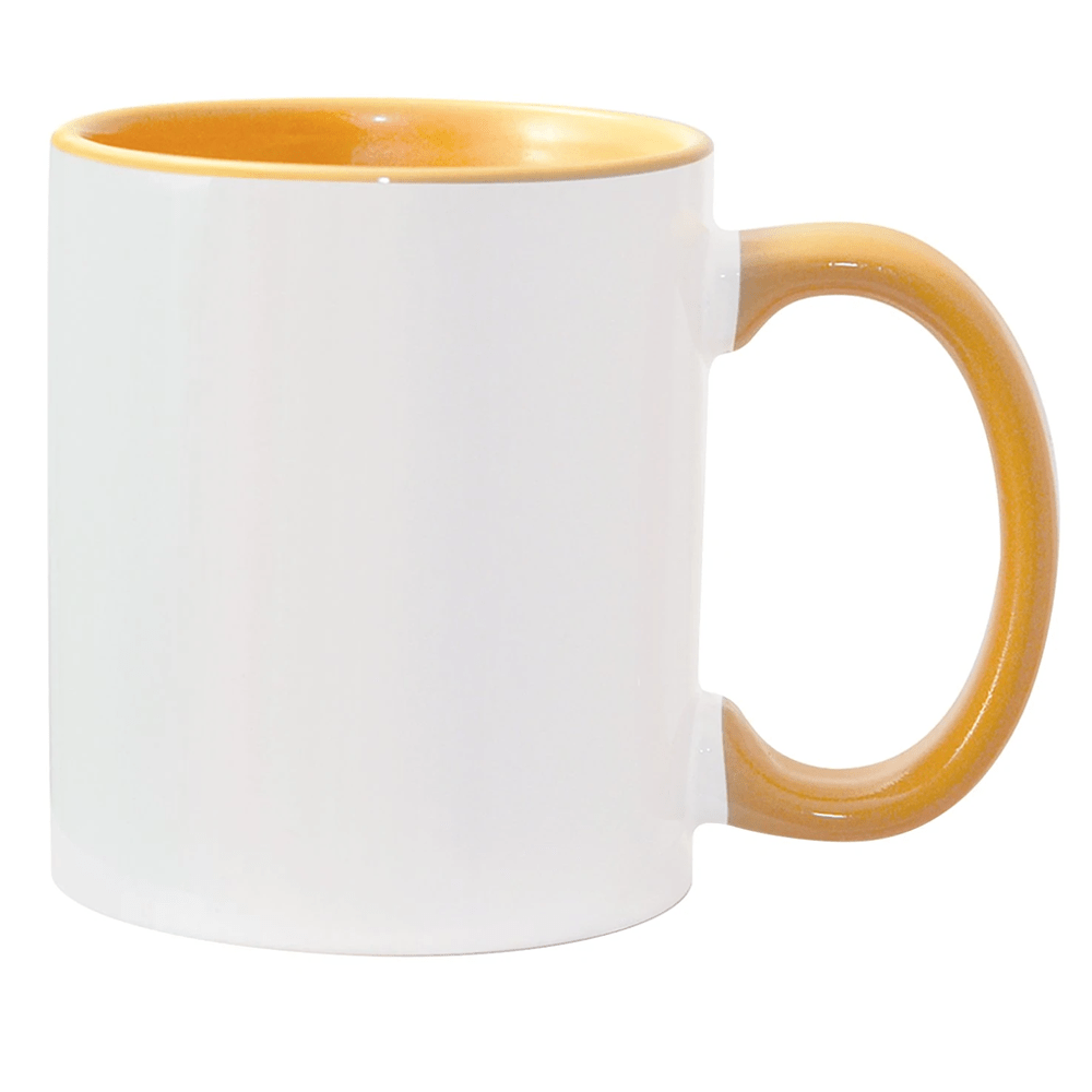 HPN ORCA Premium 11 oz. Inner + Handle Sublimation Ceramic Mug - 36 per Case - HeatPressNation