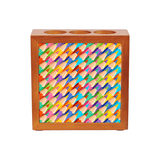 HPN SubliCraft 4" x 4" Cherry Sublimation Wooden Pencil Holder - 40 per Case - HeatPressNation
