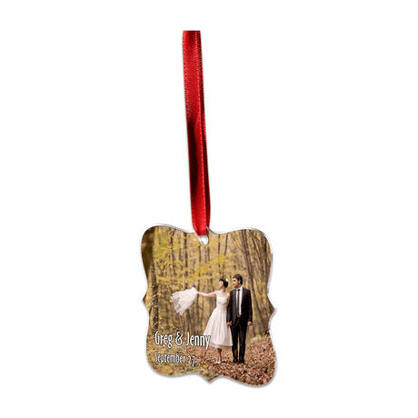 Unisub 2.95" x 2.95" Prague Sublimation Aluminum Ornament - HeatPressNation