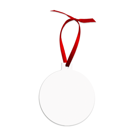 Unisub 3" x 3.37" Ball Sublimation Aluminum Ornament - HeatPressNation