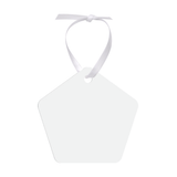 Unisub 2.74" x 2.87" Pentagon Sublimation Aluminum Ornament - HeatPressNation