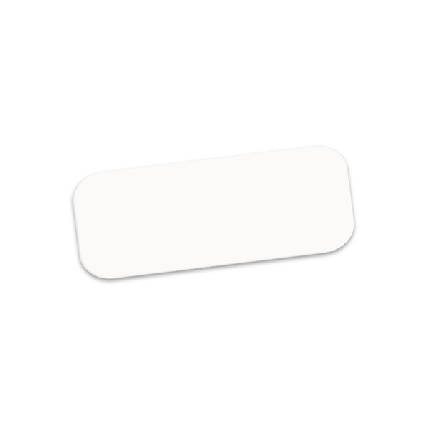 Unisub 11.875 x 5.875 Clear Gloss Sublimation Aluminum License Plate